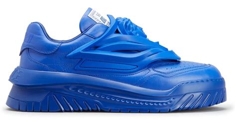 versace sneakers men blue|Versace odissea sneakers.